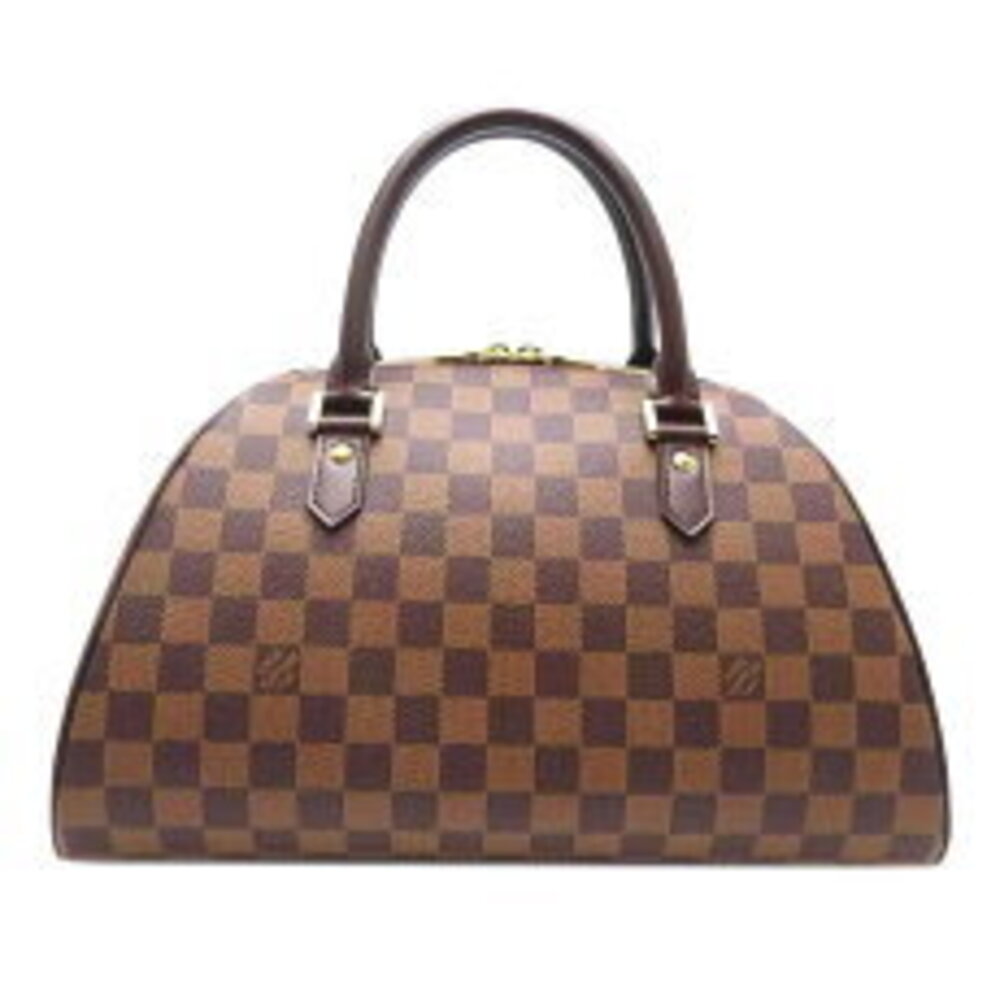 Louis Vuitton Ribera Handbag Damier Ebene Brown